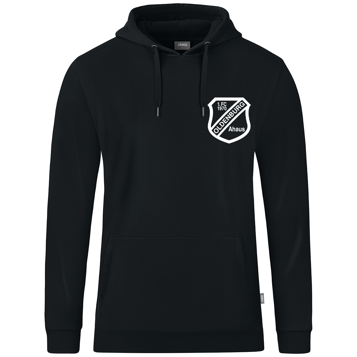 Jako Kapuzensweat Organic - schwarz