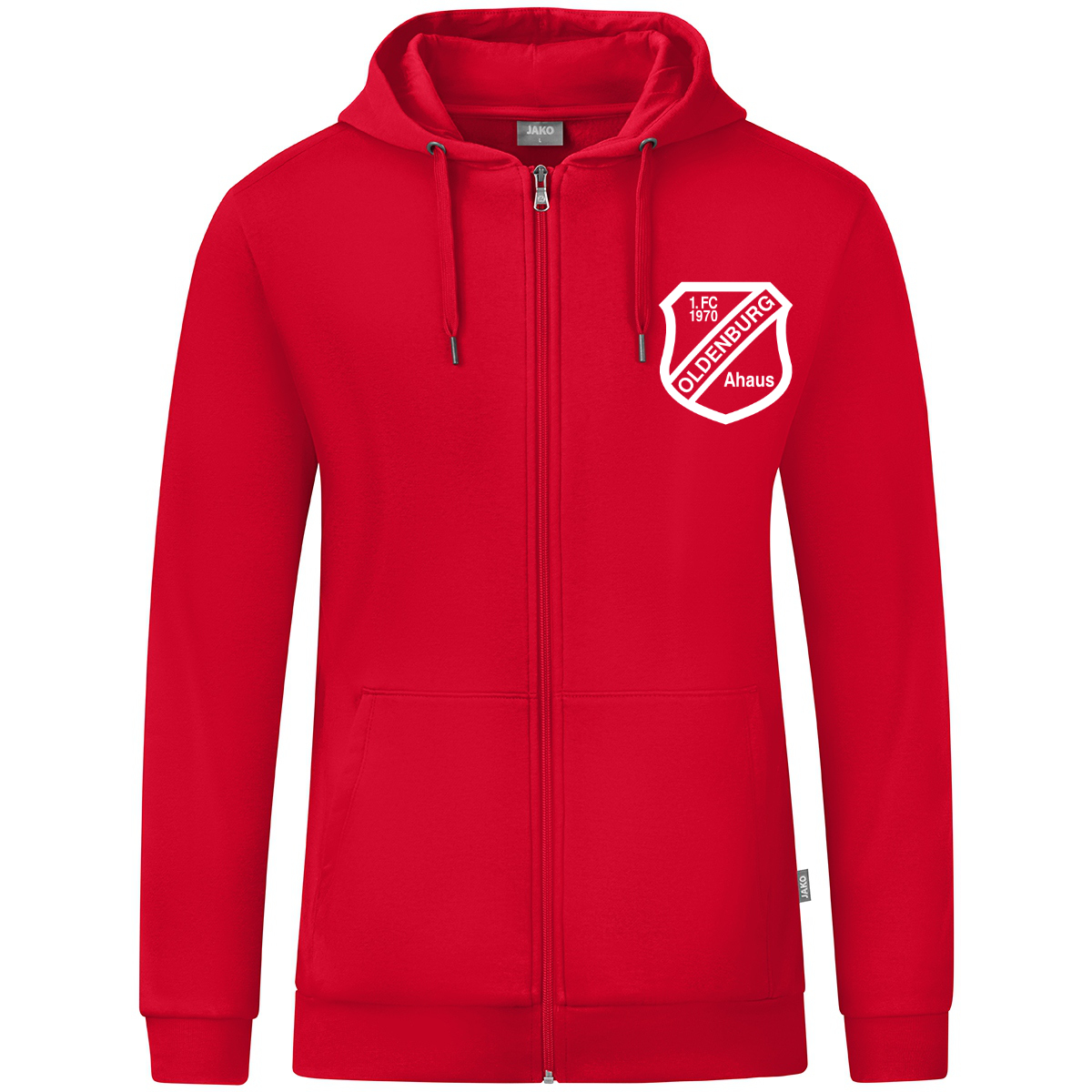 Jako Kapuzenjacke Organic - rot